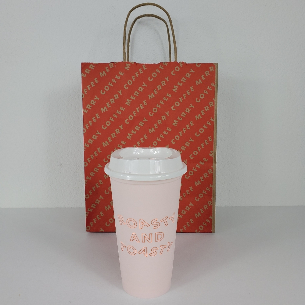 Starbucks Roasty And Toasty Pale Pink 16oz Hot Cup